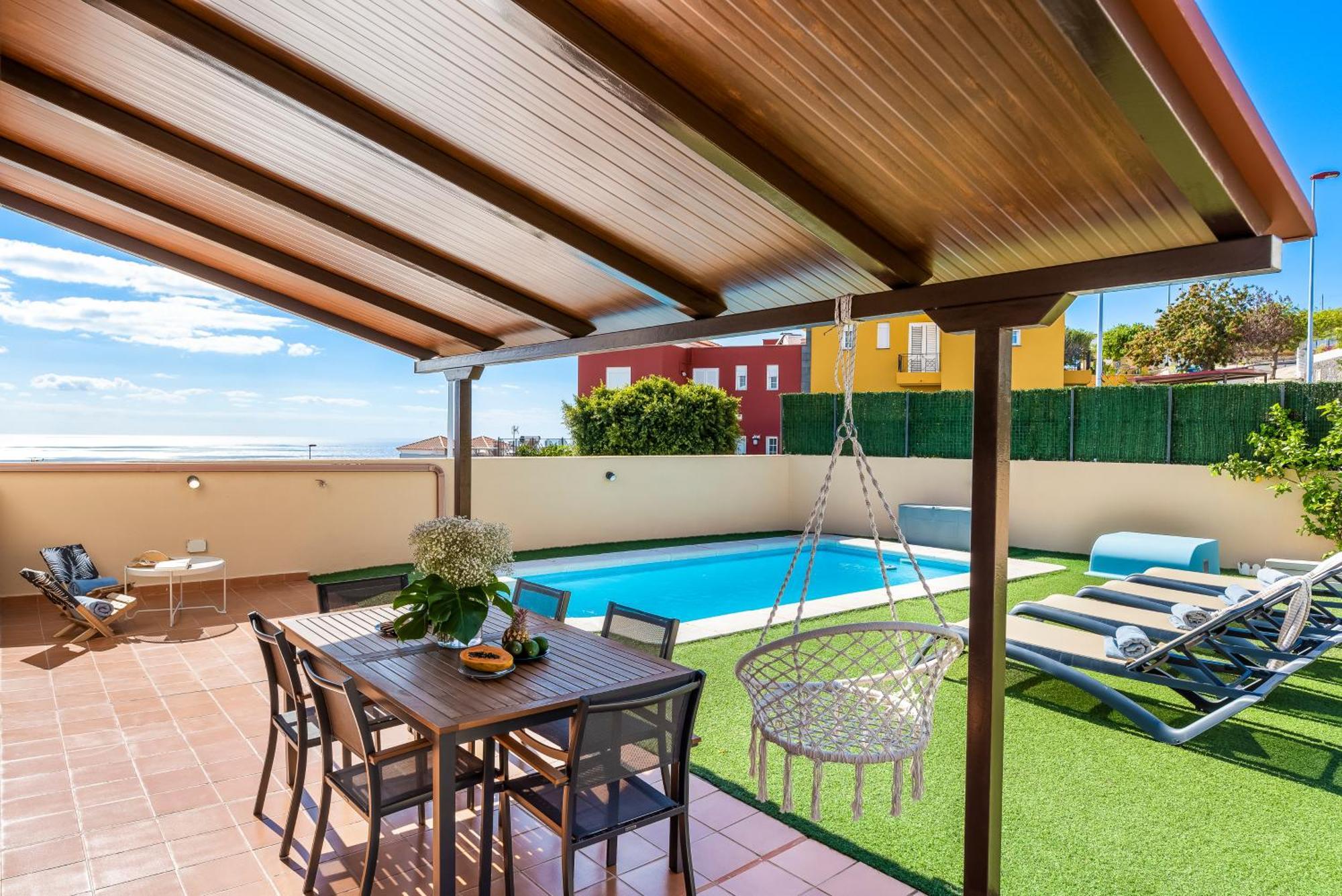Villa Trueno Refugio De Lujo Con Piscina Climatizada Y Vistas Канделария Екстериор снимка